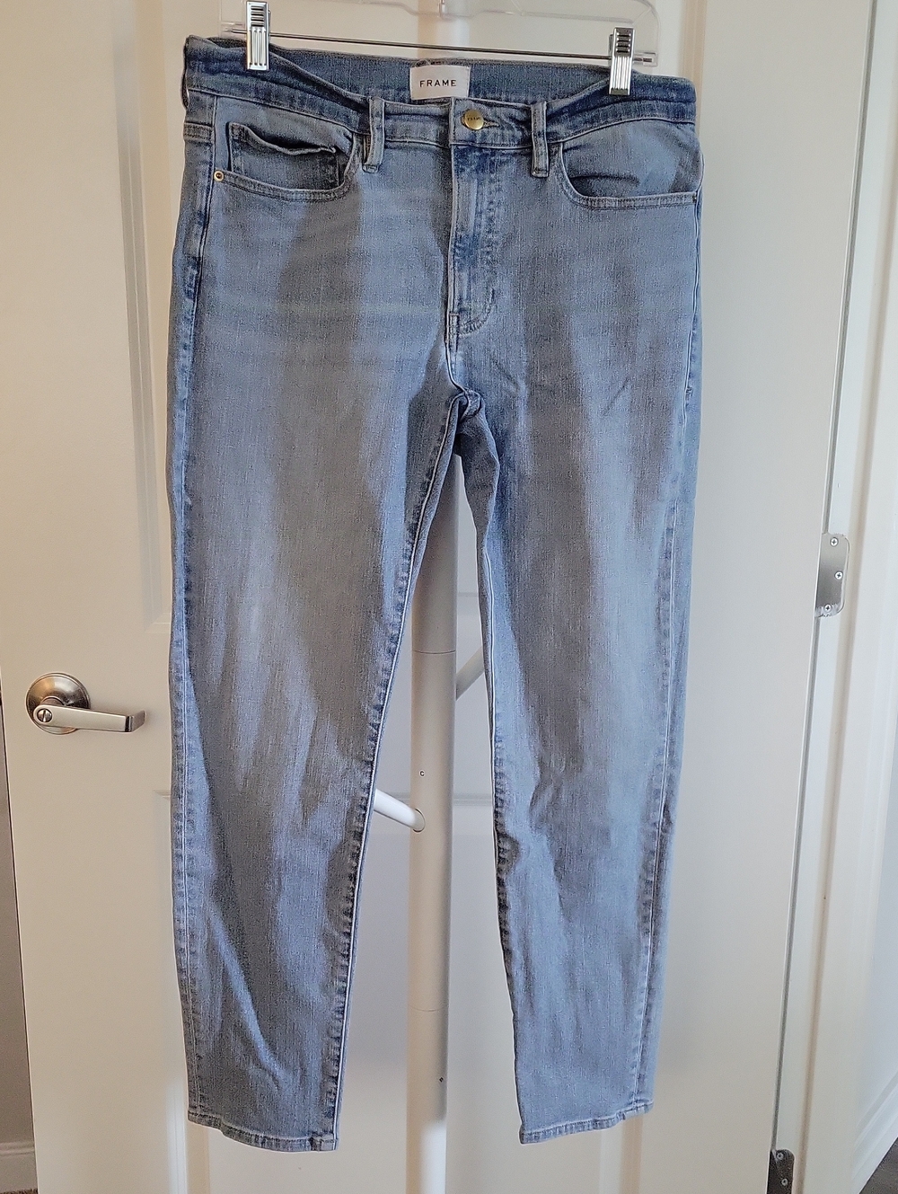 Frame Denim Light Blue Women's Skinny Jeans